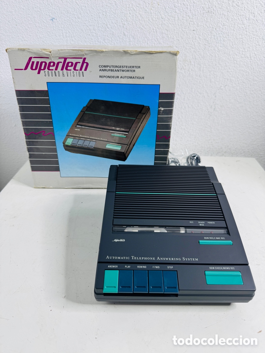 Segunda mano: Supertech Computer Controlled Phone Answering 1980s - Foto 6