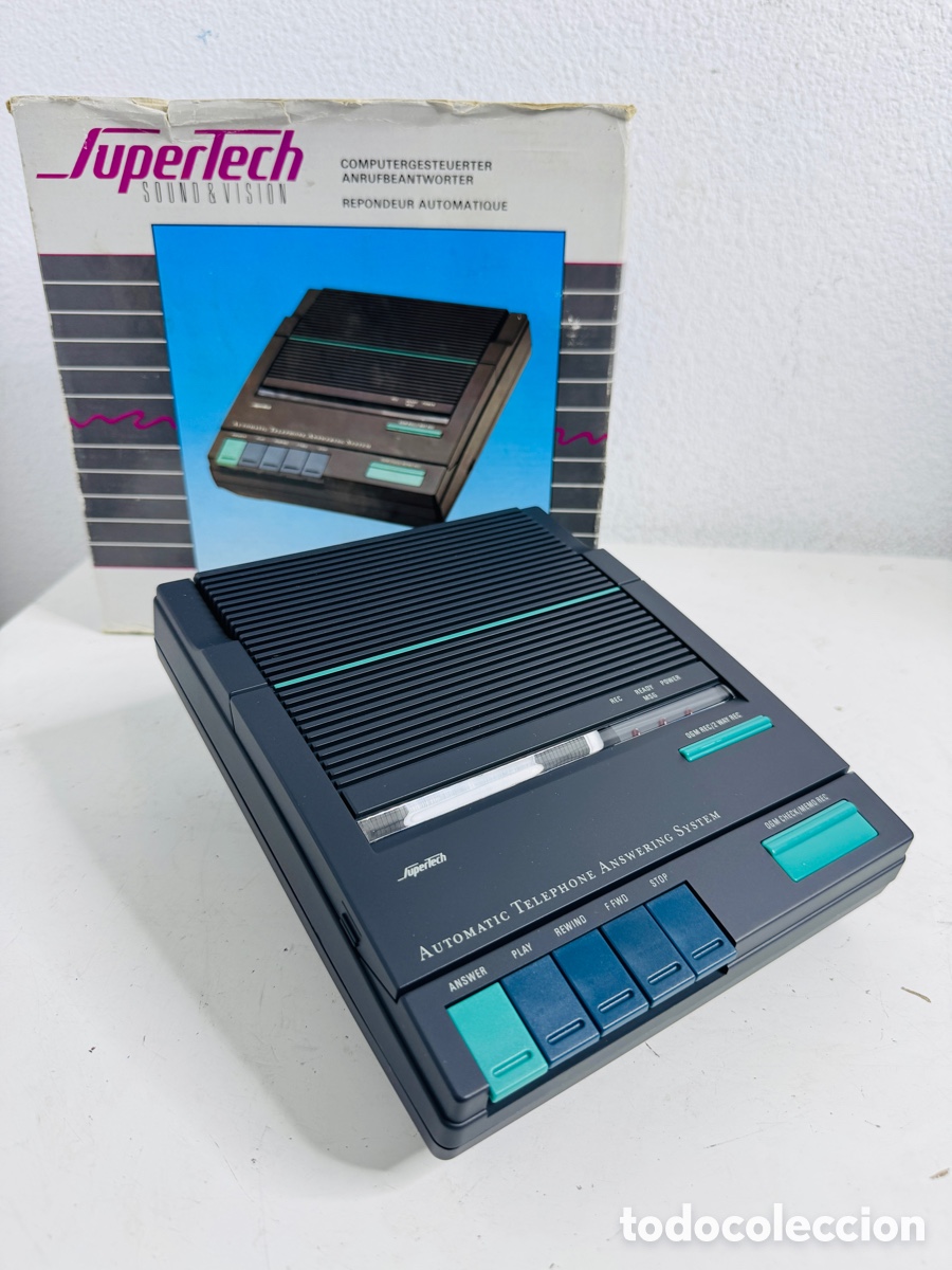 Segunda mano: Supertech Computer Controlled Phone Answering 1980s - Foto 9