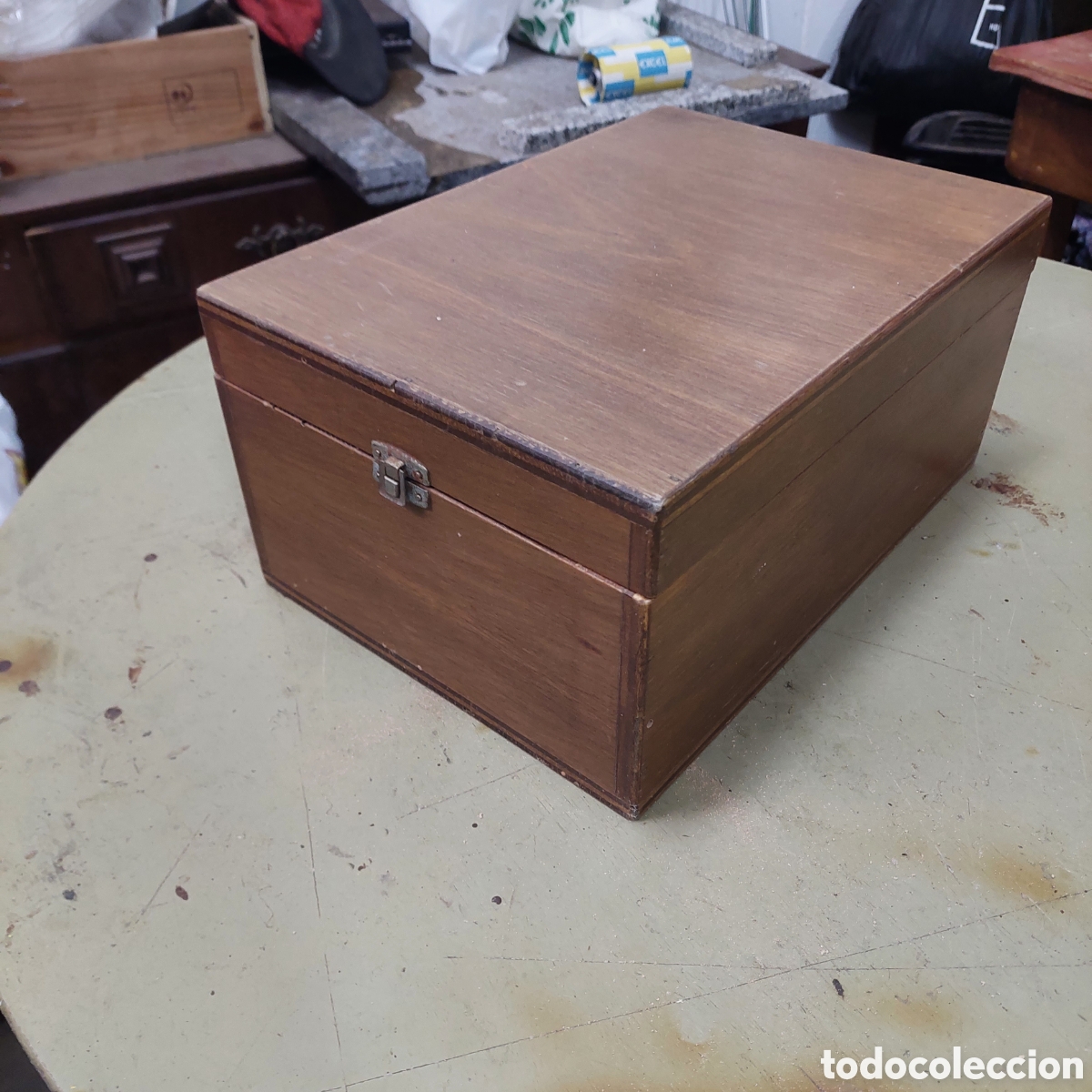 Segunda mano: Caja de madera hecha man - Foto 1
