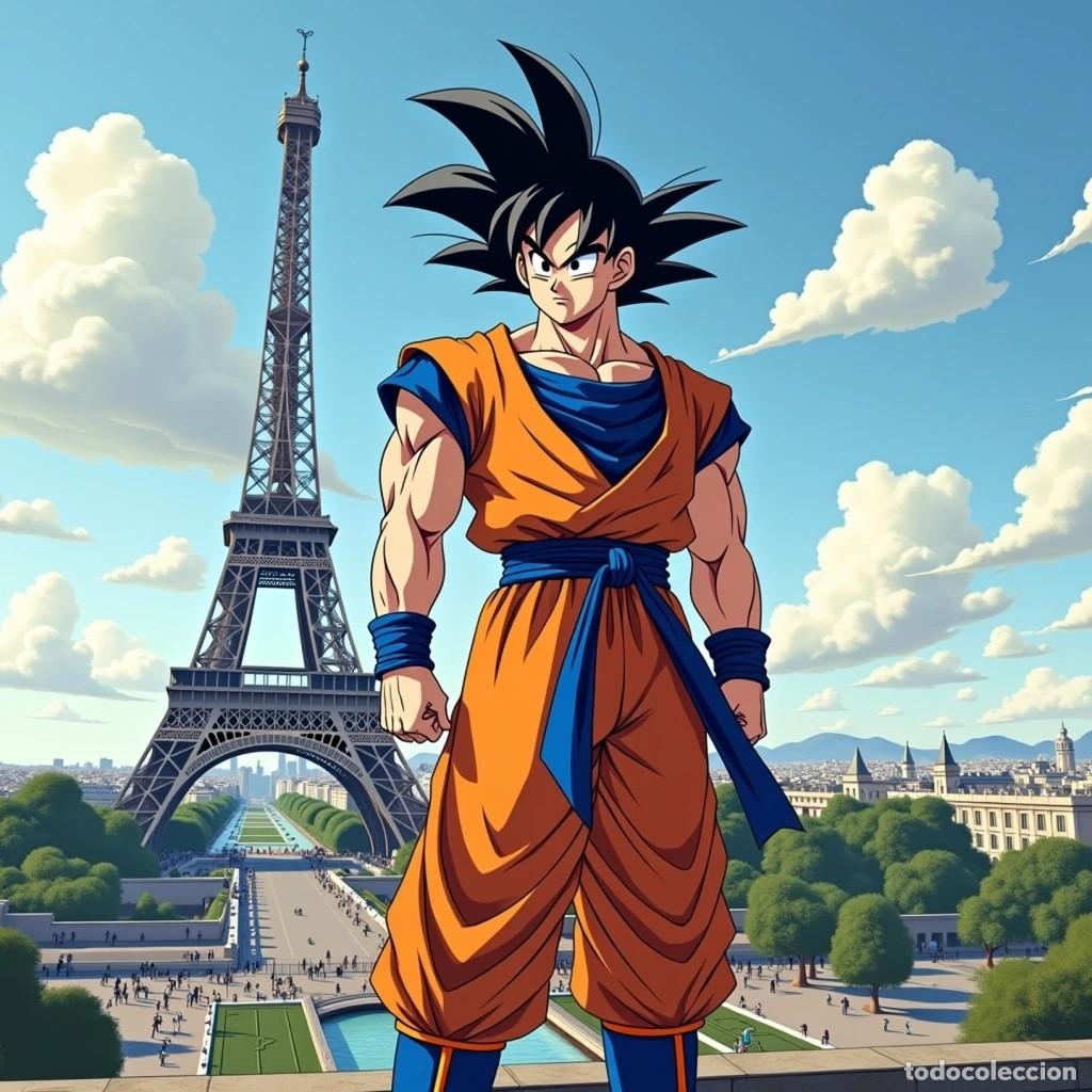 Second-Hand: DRAGON BALL &ndash; GOKU EN PARIS- LONA 50 X 50