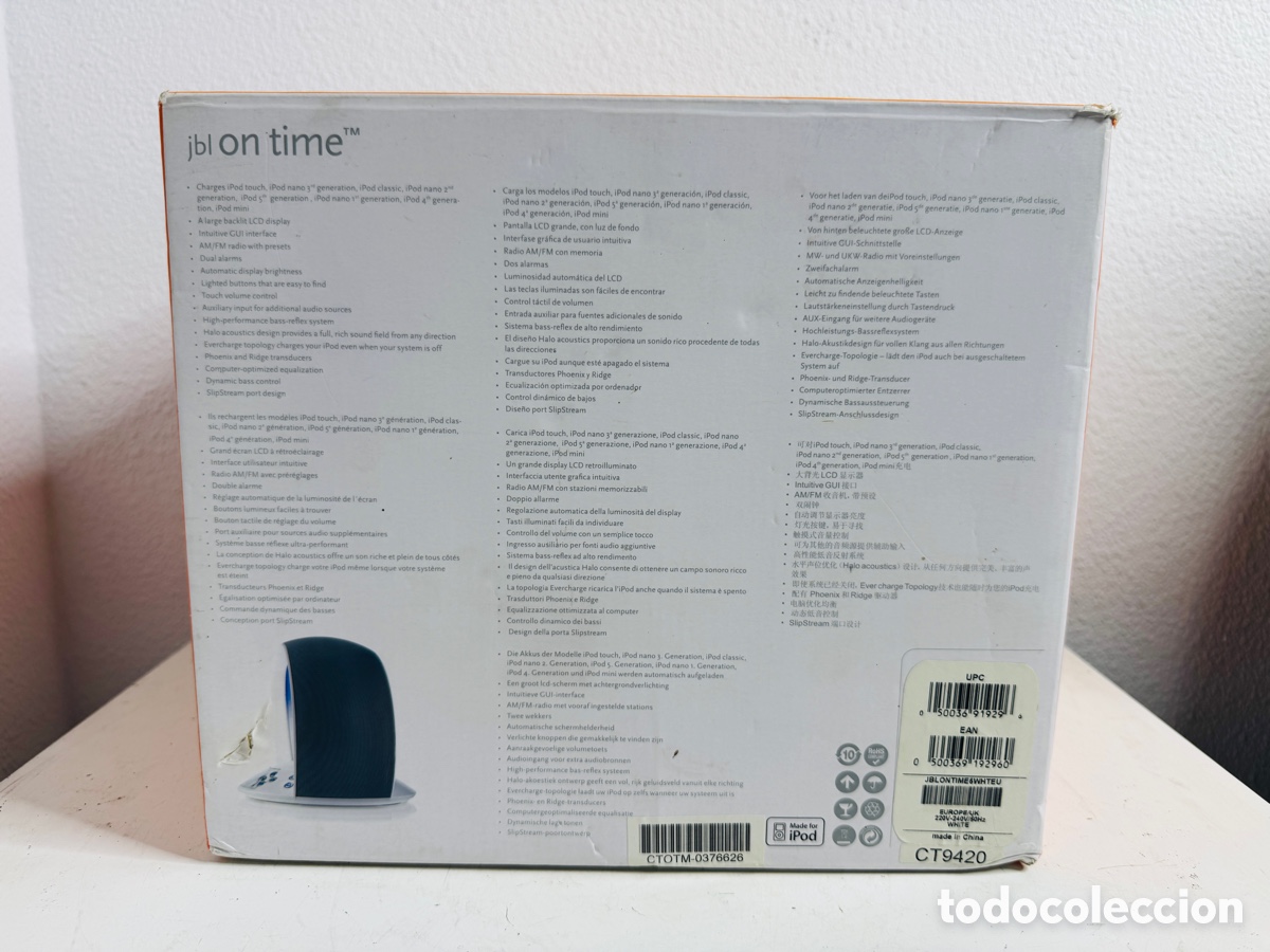 Segunda mano: JBL on time Time Machine Dock for iPod - Foto 5