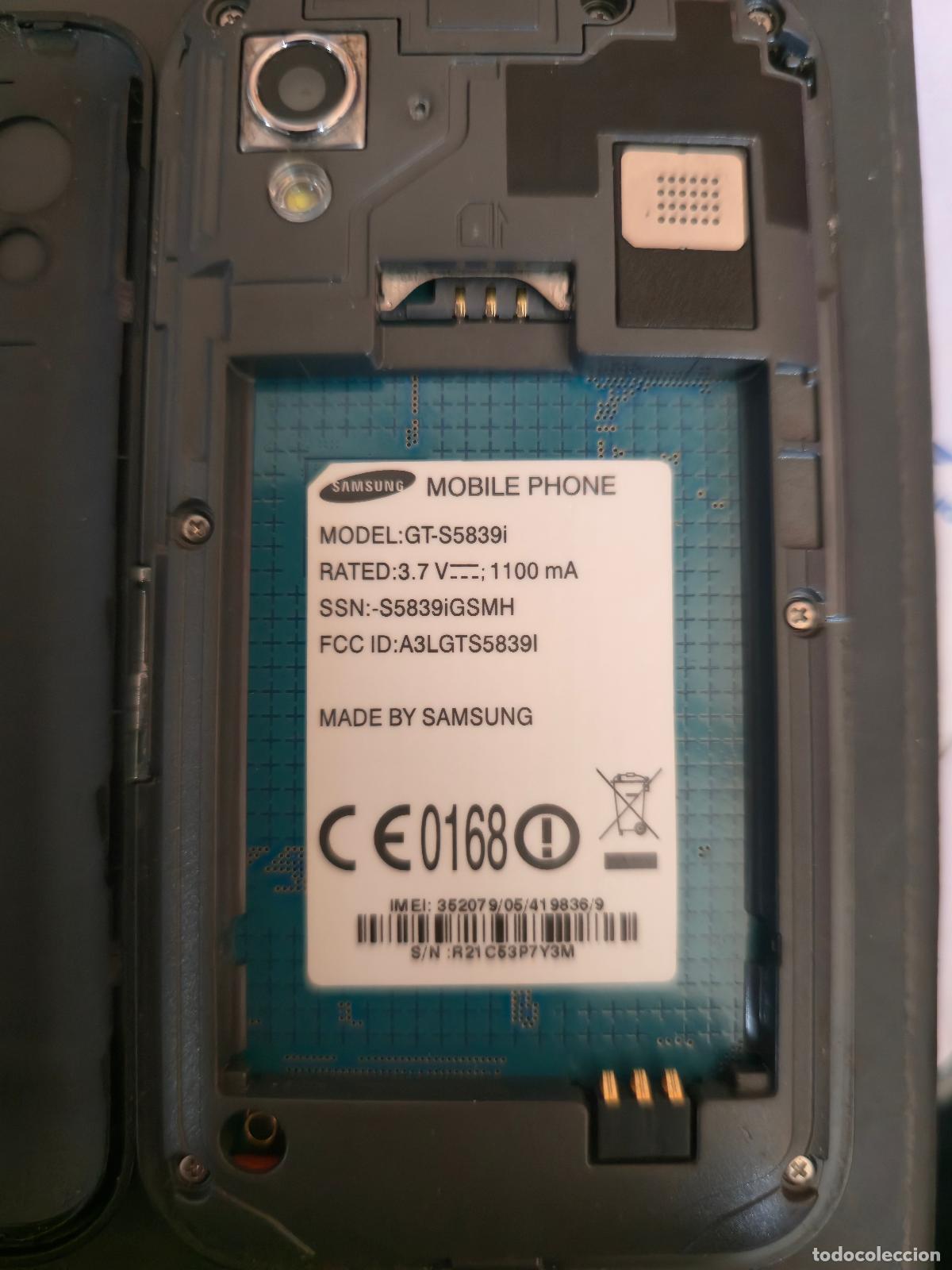 Segunda mano: TELEFONO Samsung GT-S5839i - negro - Foto 3