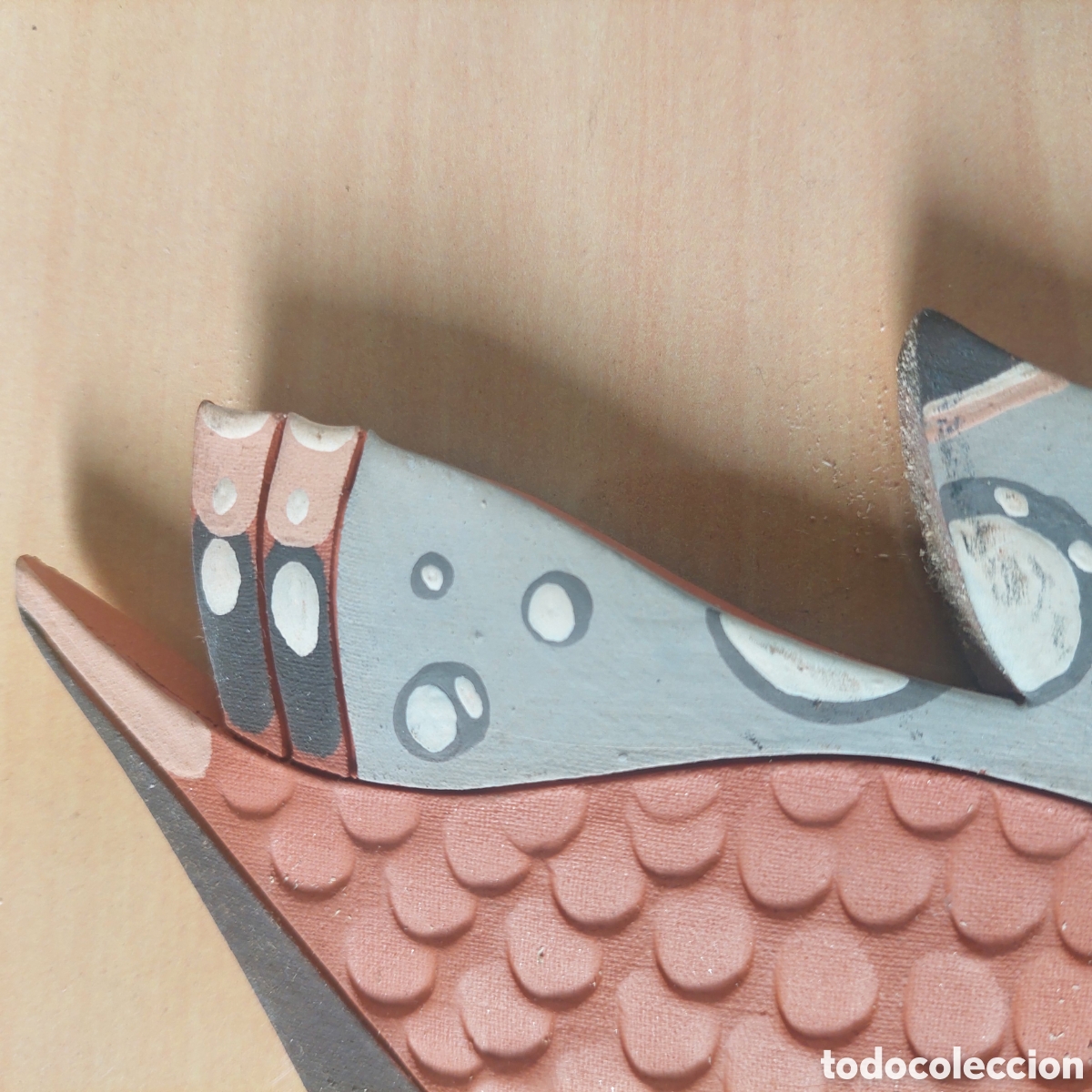 Segunda mano: Pez de terracota firmado. - Foto 6