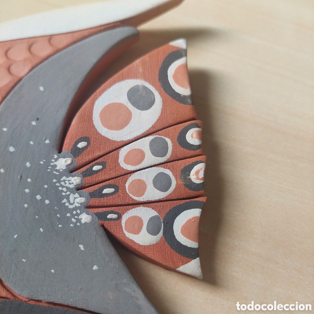Segunda mano: Pez de terracota firmado. - Foto 9