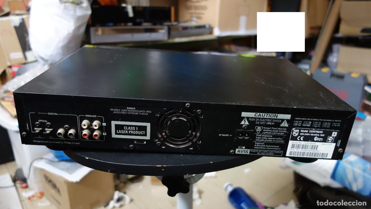Segunda mano: REPRODUCTOR DE CD Y GRABADOR PHILIPS CDR795 - Foto 3