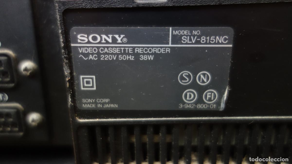 Segunda mano: REPRODUCTOR DE VHS SONY SLV-815NC - Foto 4