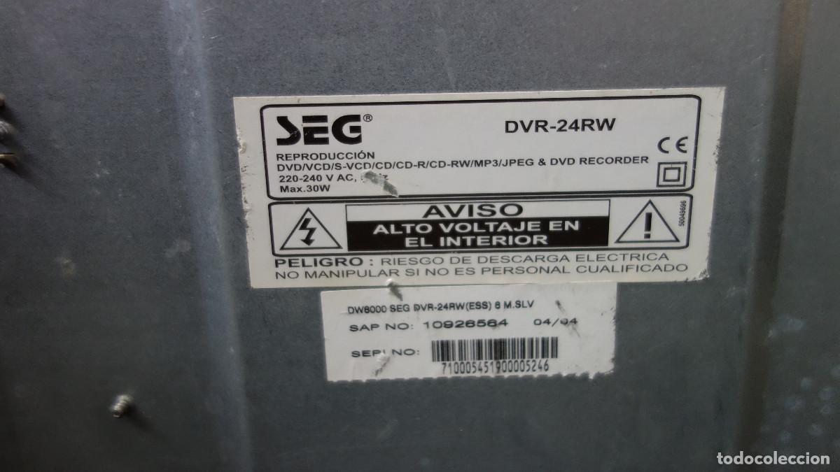 Segunda mano: REPRODUCTOR DE DVD SEG DVR-24RW - Foto 7