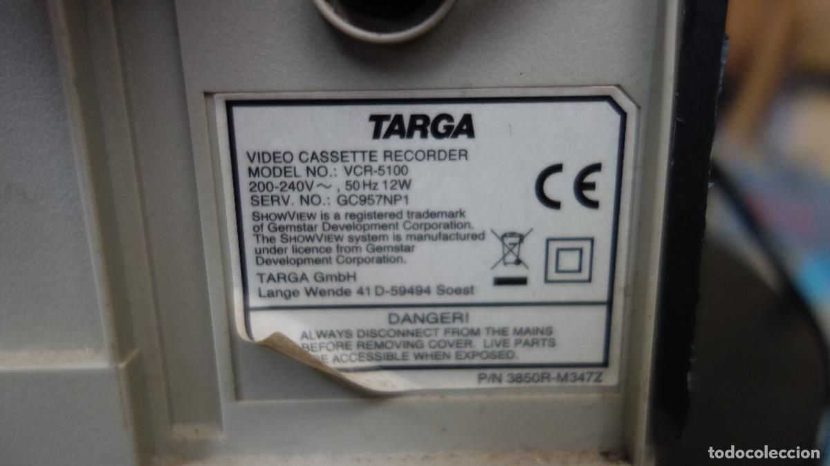Segunda mano: REPRODUCTOR DE VHS TARGA VCR-5100 - Foto 4