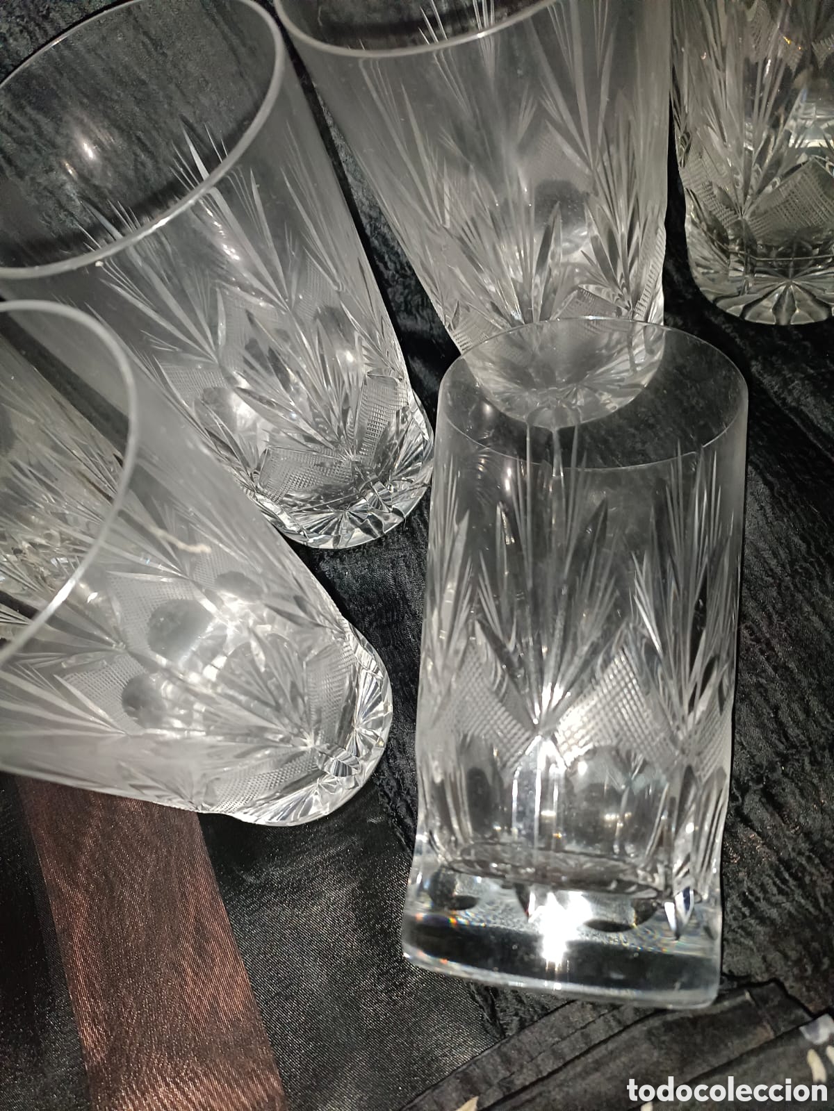 Segunda mano: Copas de cristal tallado para long drink - Foto 2