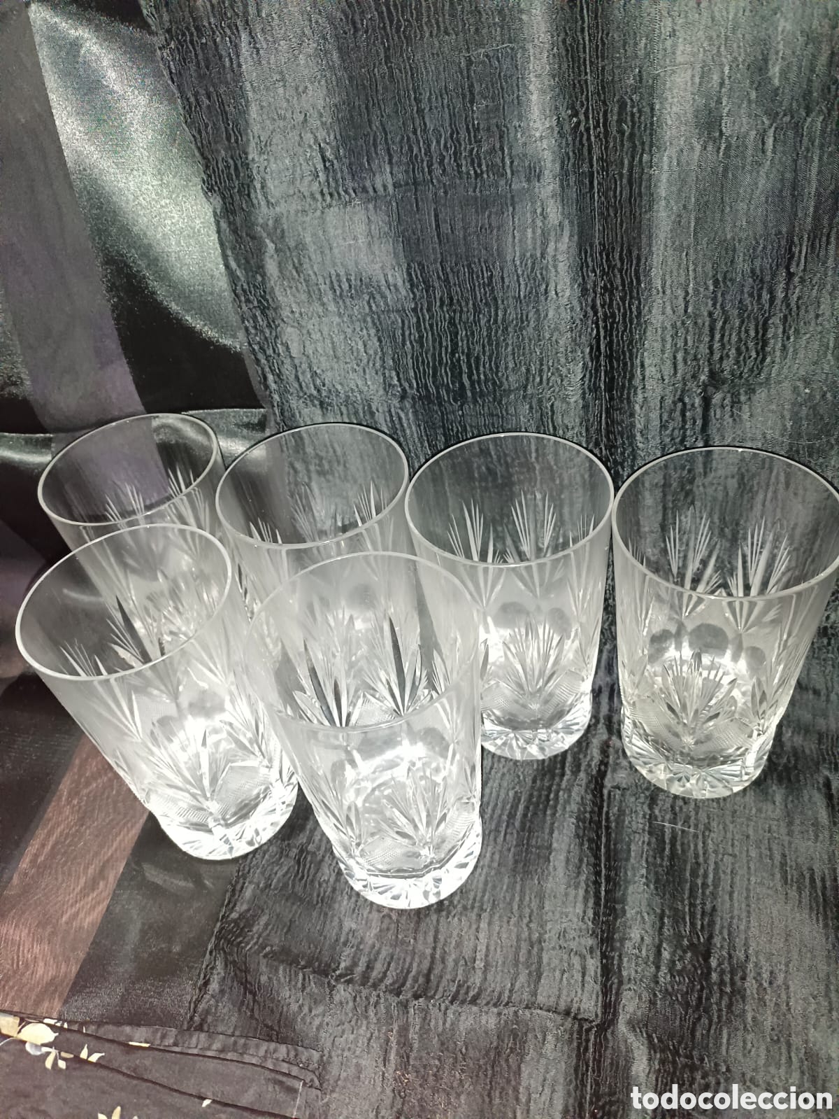 Segunda mano: Copas de cristal tallado para long drink - Foto 1