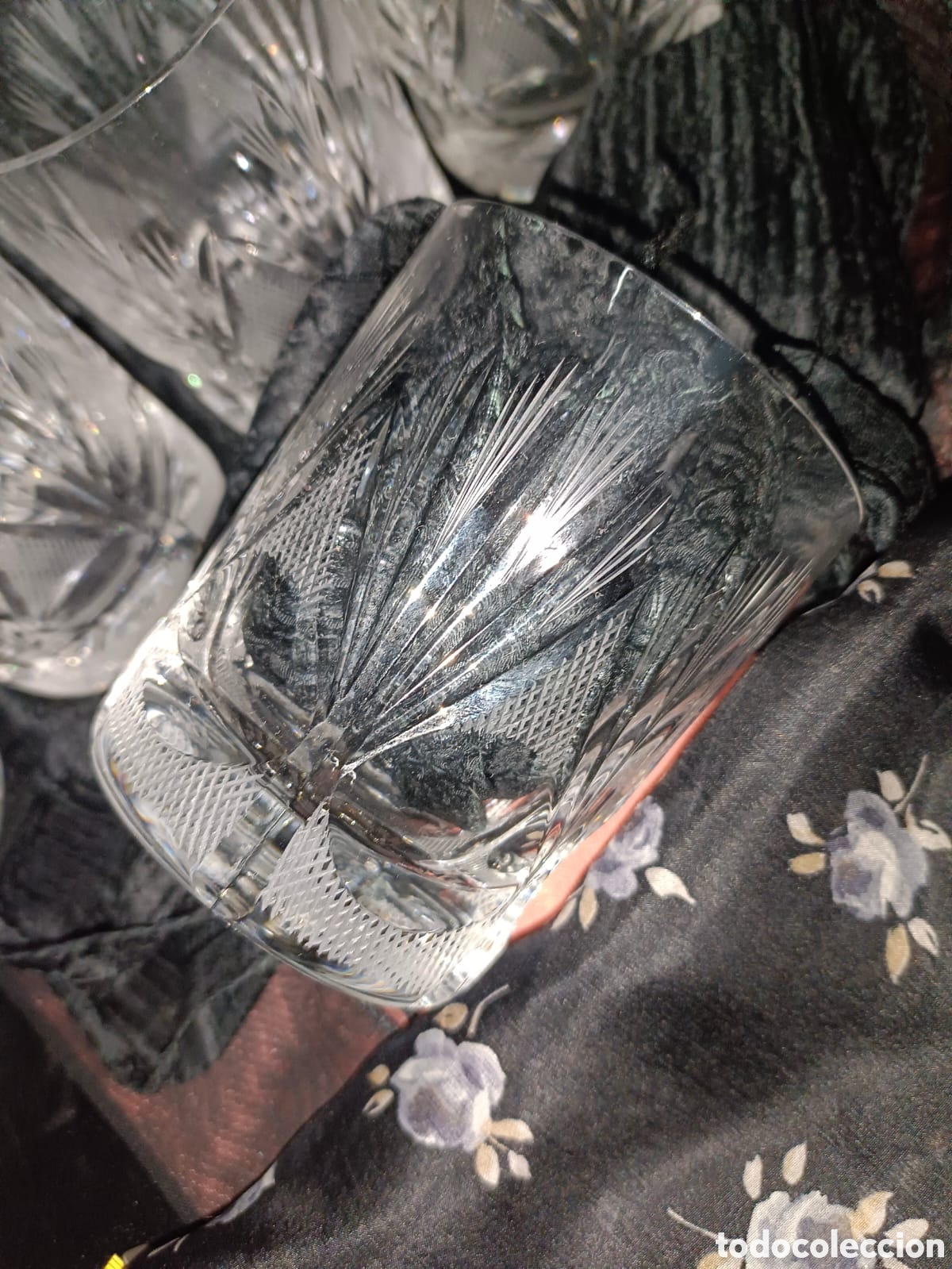 Segunda mano: Copas de cristal tallado para whiskey - Foto 2
