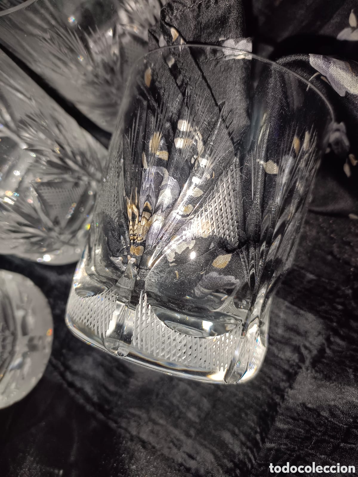 Segunda mano: Copas de cristal tallado para whiskey - Foto 4