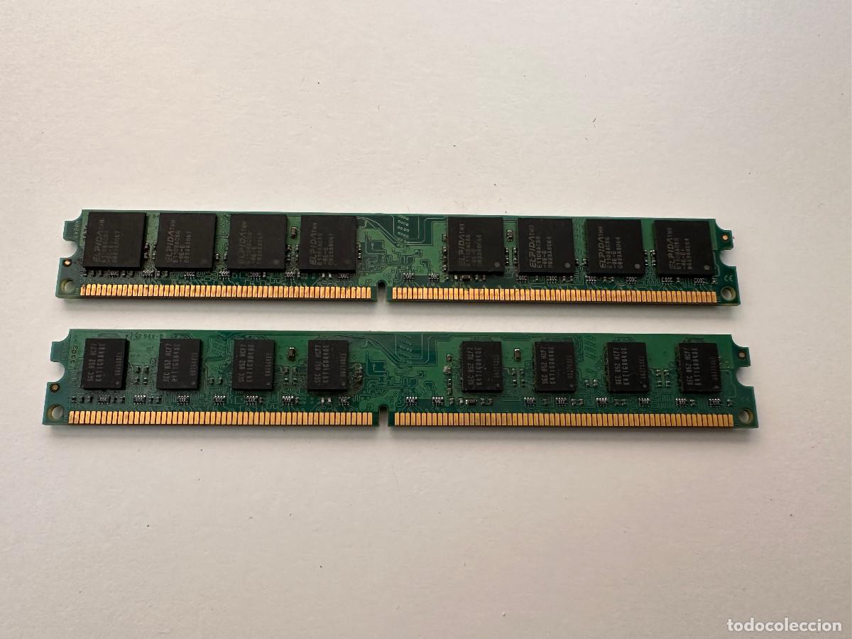 Segunda mano: 2 MODULOS DE MEMORIA KINGSTON DE 2G CADA UNO - Foto 3