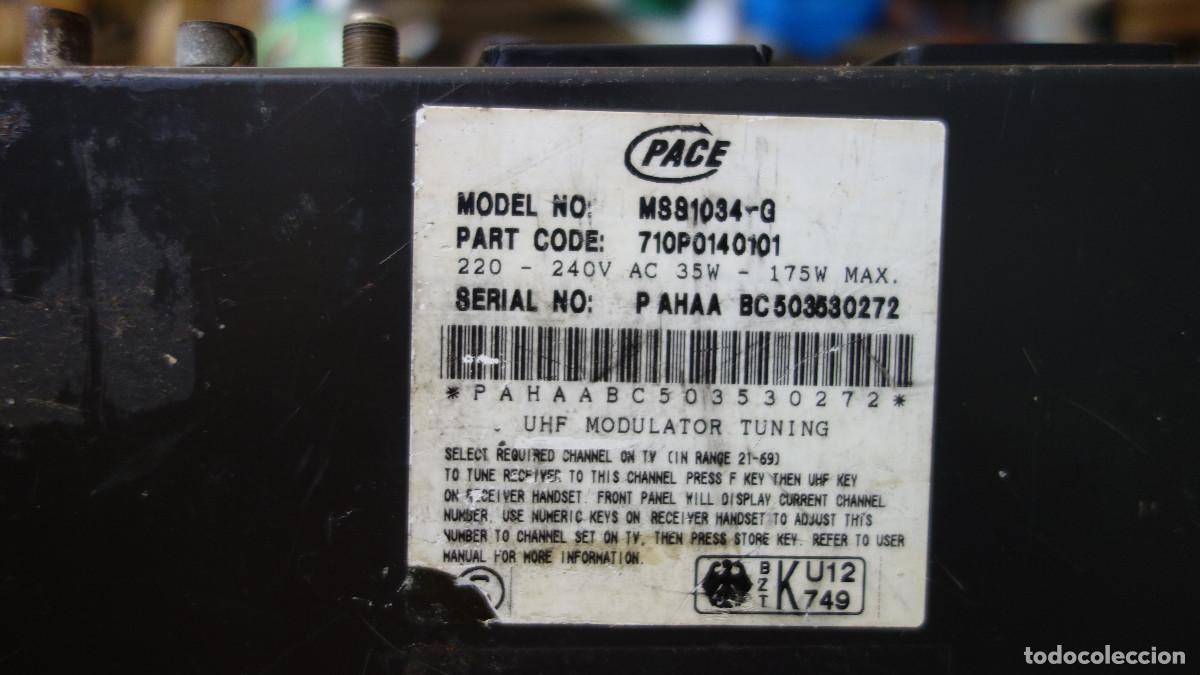 Segunda mano: RECEPTOR DE SATELITE PACE MSS 1000 - Foto 7