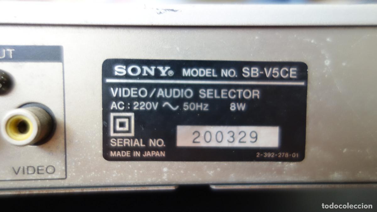 Segunda mano: SELECTOR DE AUDIO VIDEO SONY SB-V5CE - Foto 4