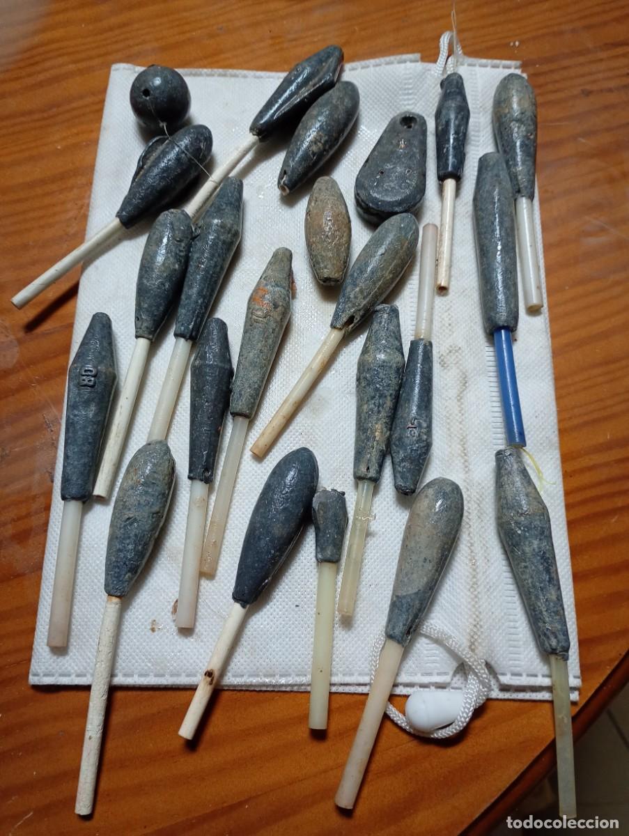 Segunda mano: Lote 22 plomos para pesca - Foto 1