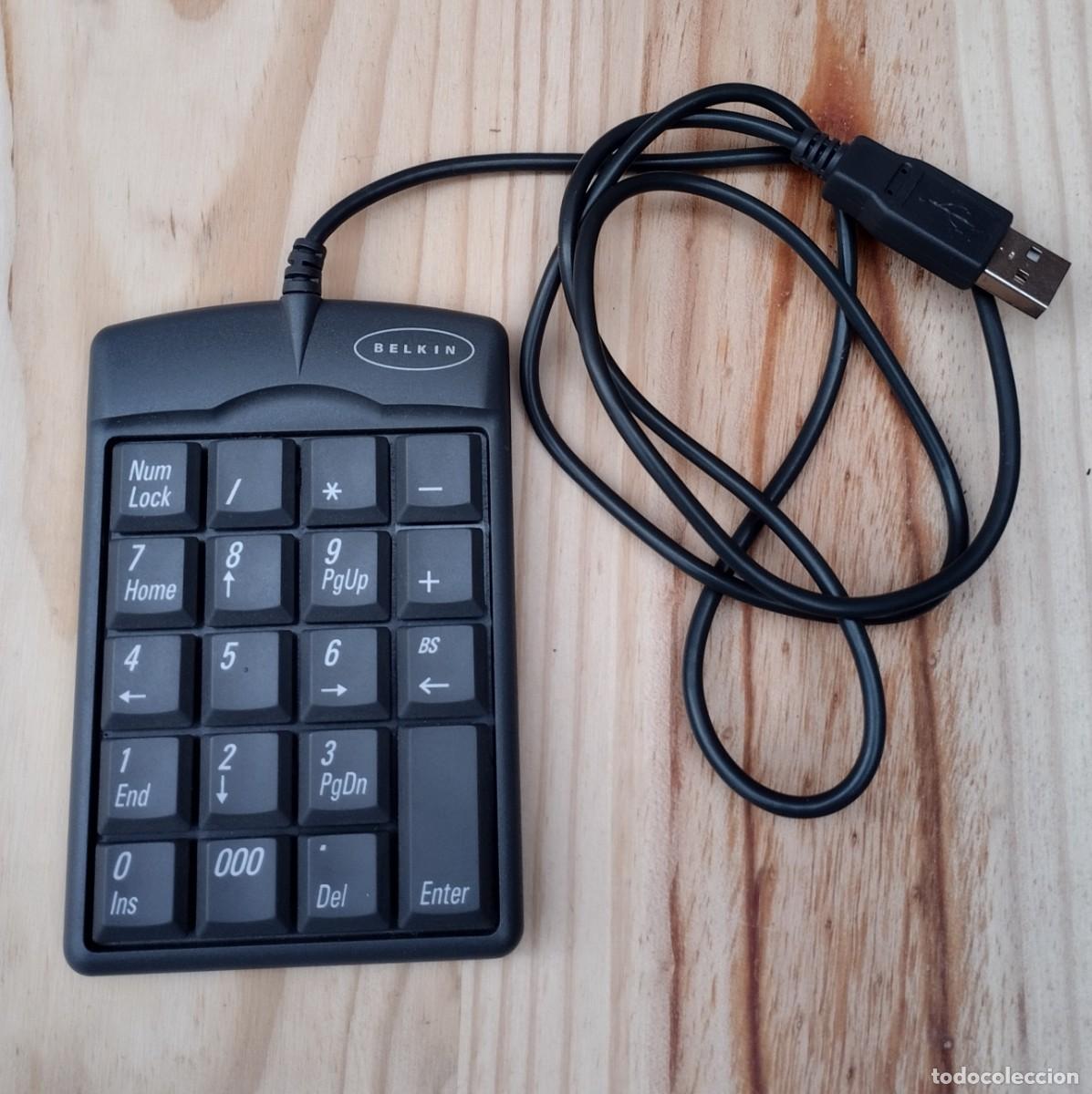 Segunda mano: Teclado num&eacute;rico port&aacute;til USB de la marca Belkin - Foto 1