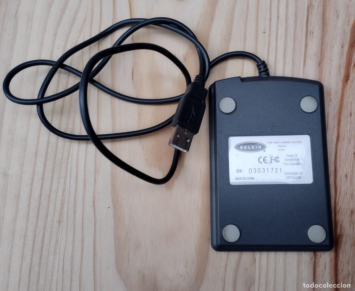 Segunda mano: Teclado num&eacute;rico port&aacute;til USB de la marca Belkin - Foto 6