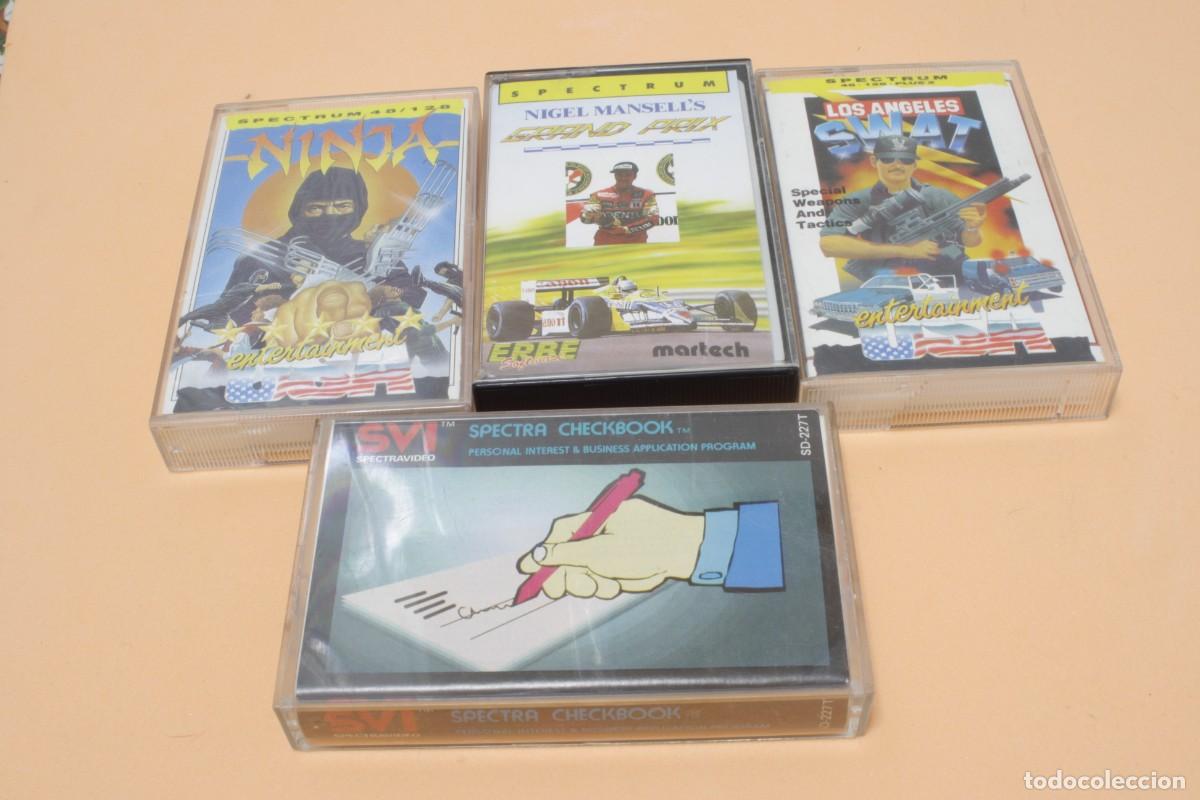 D'Occasion: LOTE DE 3 TRES JUEGOS SPECTRUM + SVI SPECTRA CHECKBOOK