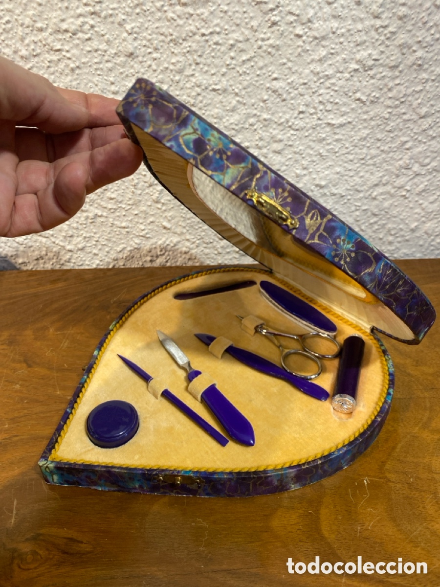 Segunda mano: Estuche de Viaje cuidado de manos y u&ntilde;as completo 1920 . - Foto 9
