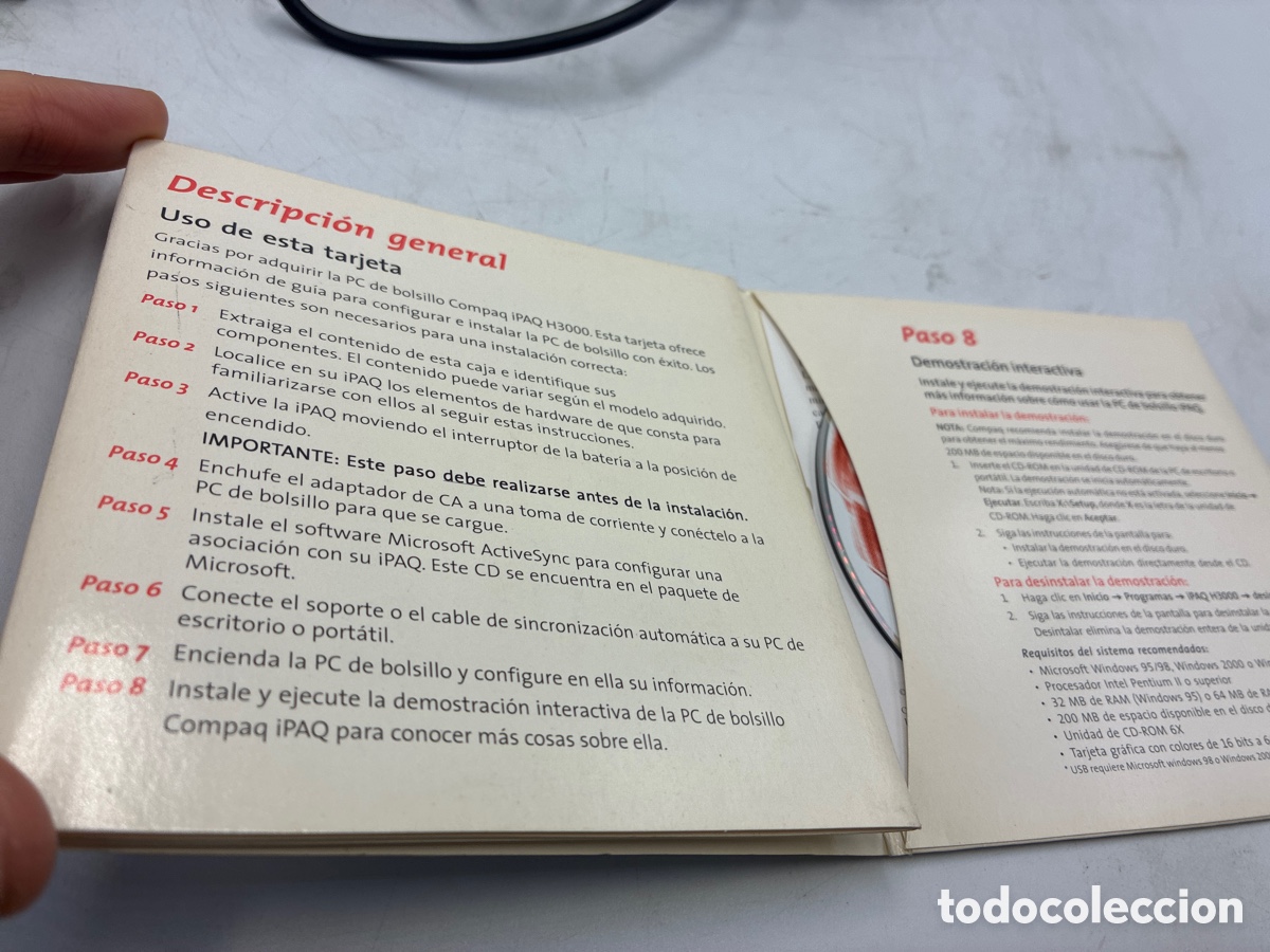 Segunda mano: PDA de bolsillo modelo Compaq iPAQ Pocket PC. - Foto 9