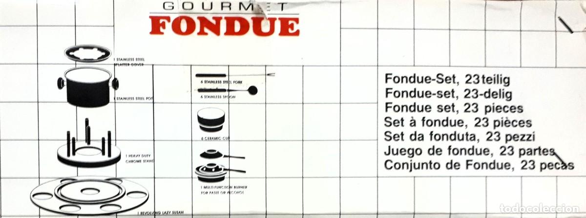 Segunda mano: 2 Fondue (Caracteristicas) - Foto 2