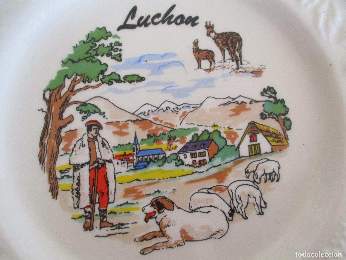 Segunda mano: PLATO DE CAR&Aacute;MICA, DECORADO-25 CM.- - Foto 2