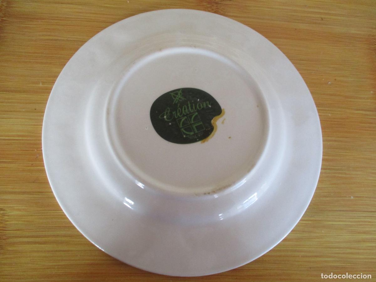 Segunda mano: PLATO DE CAR&Aacute;MICA, DECORADO-25 CM.- - Foto 3