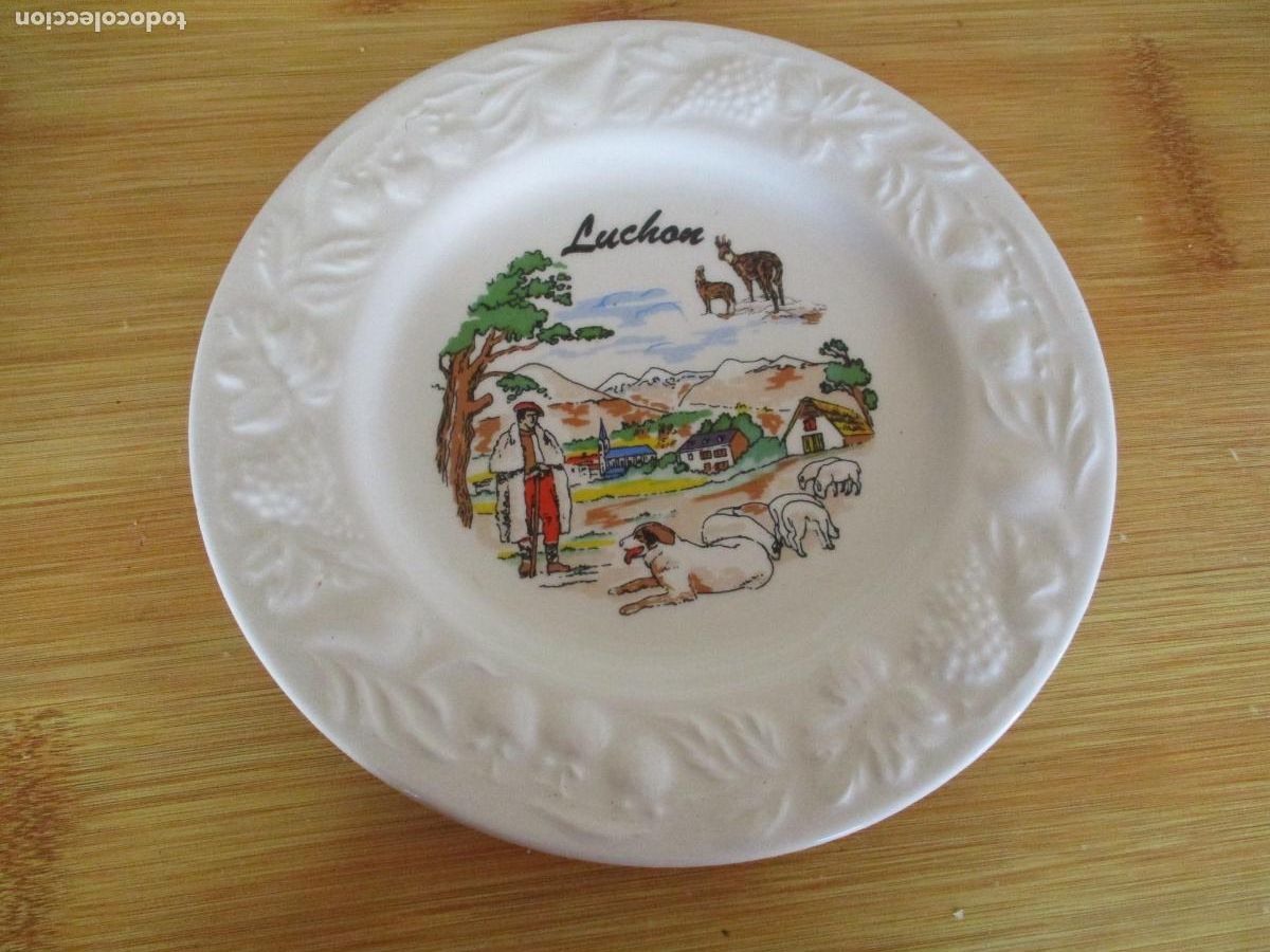 Segunda mano: PLATO DE CAR&Aacute;MICA, DECORADO-25 CM.- - Foto 1