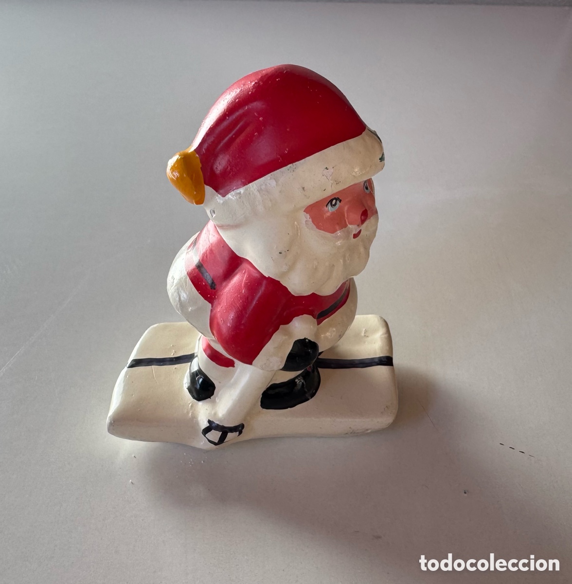 Segunda mano: FIGURITA DE PAP&Aacute; NOEL ESQUIANDO - Foto 2
