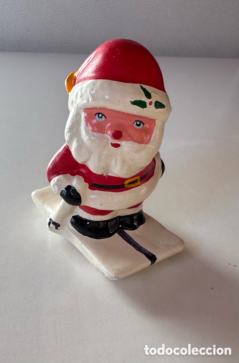 Segunda mano: FIGURITA DE PAP&Aacute; NOEL ESQUIANDO - Foto 1
