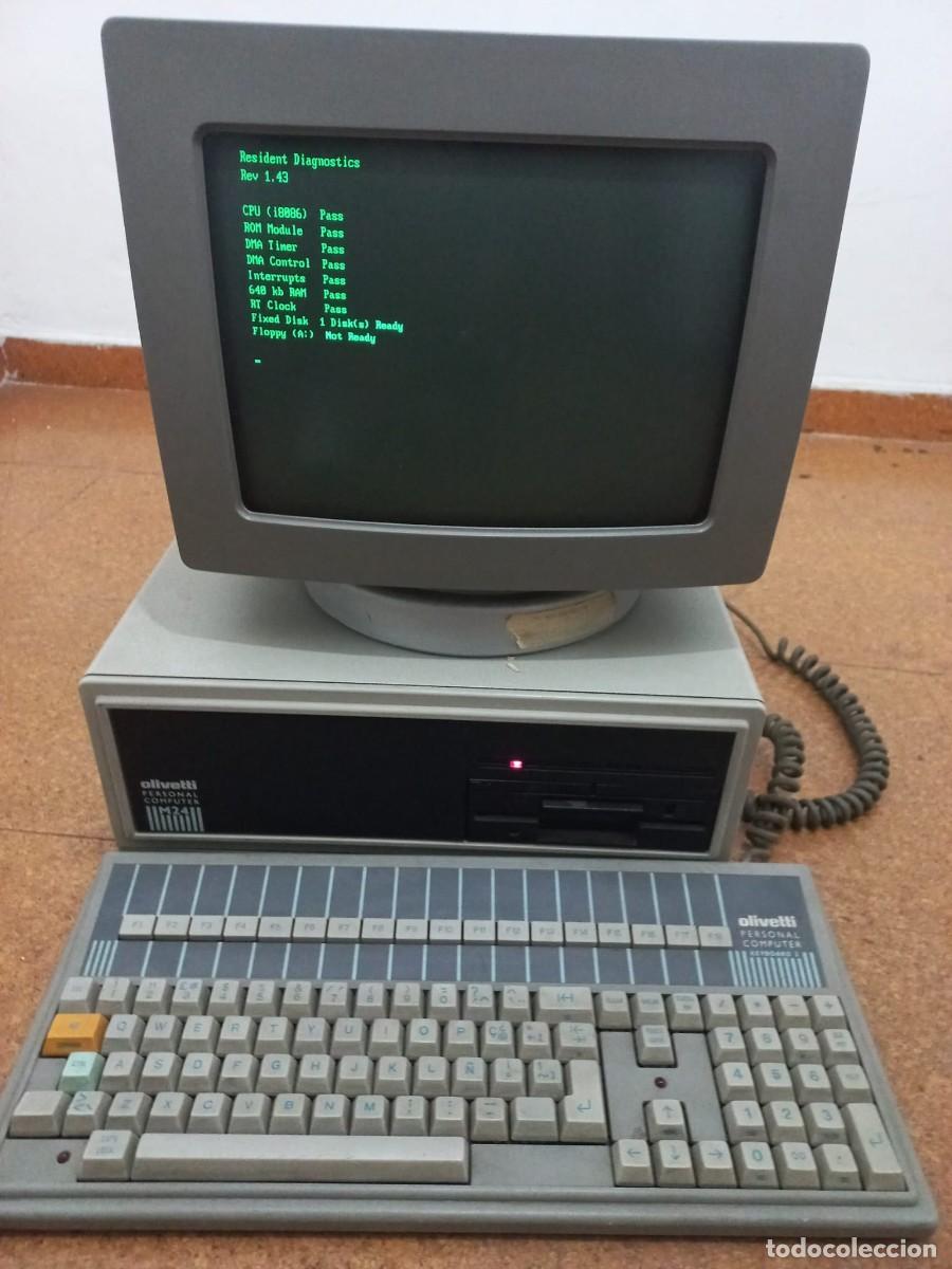 Second-Hand: Ordenador retro Olivetti M24 completo con monitor y teclado &ndash; funcionando