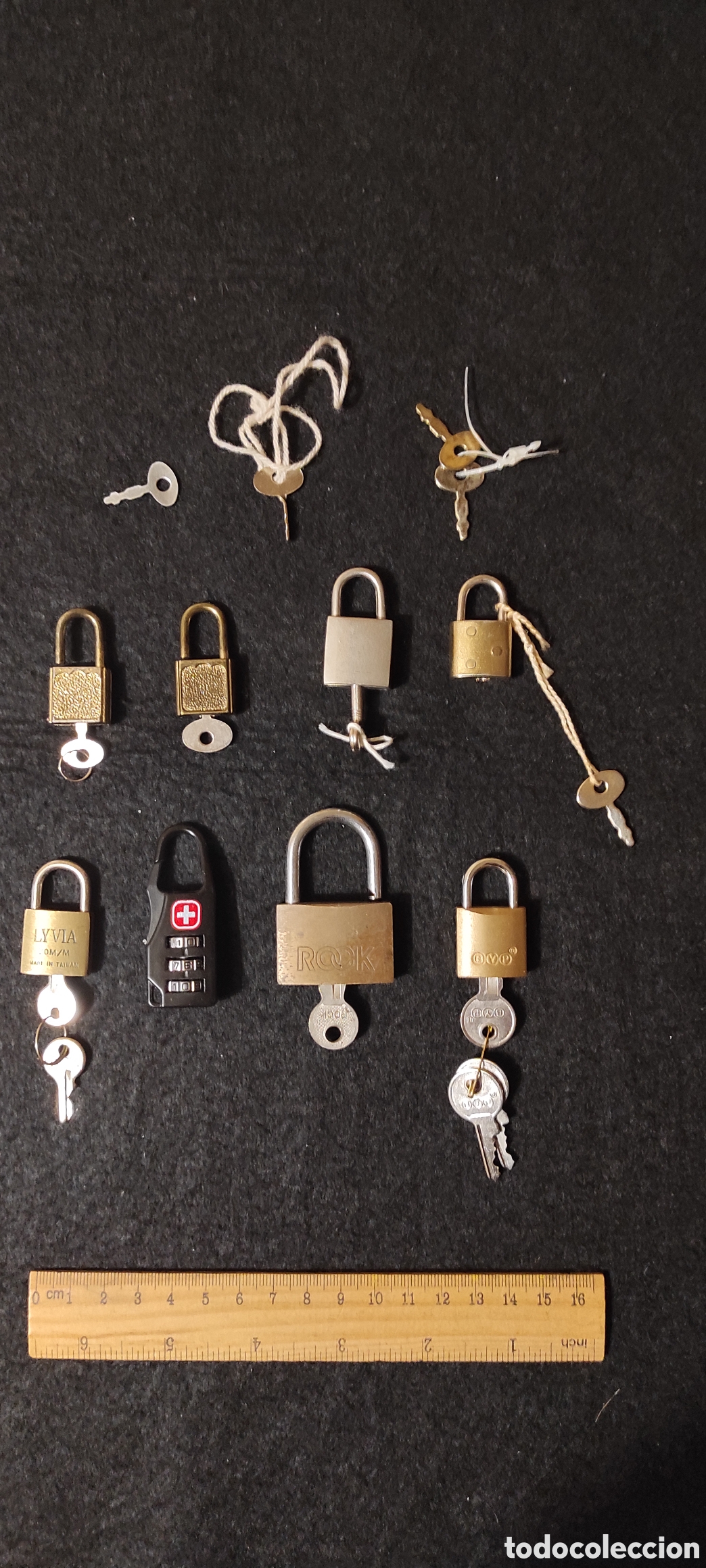 Segunda mano: Lote 8 candados peque&ntilde;os - Foto 1