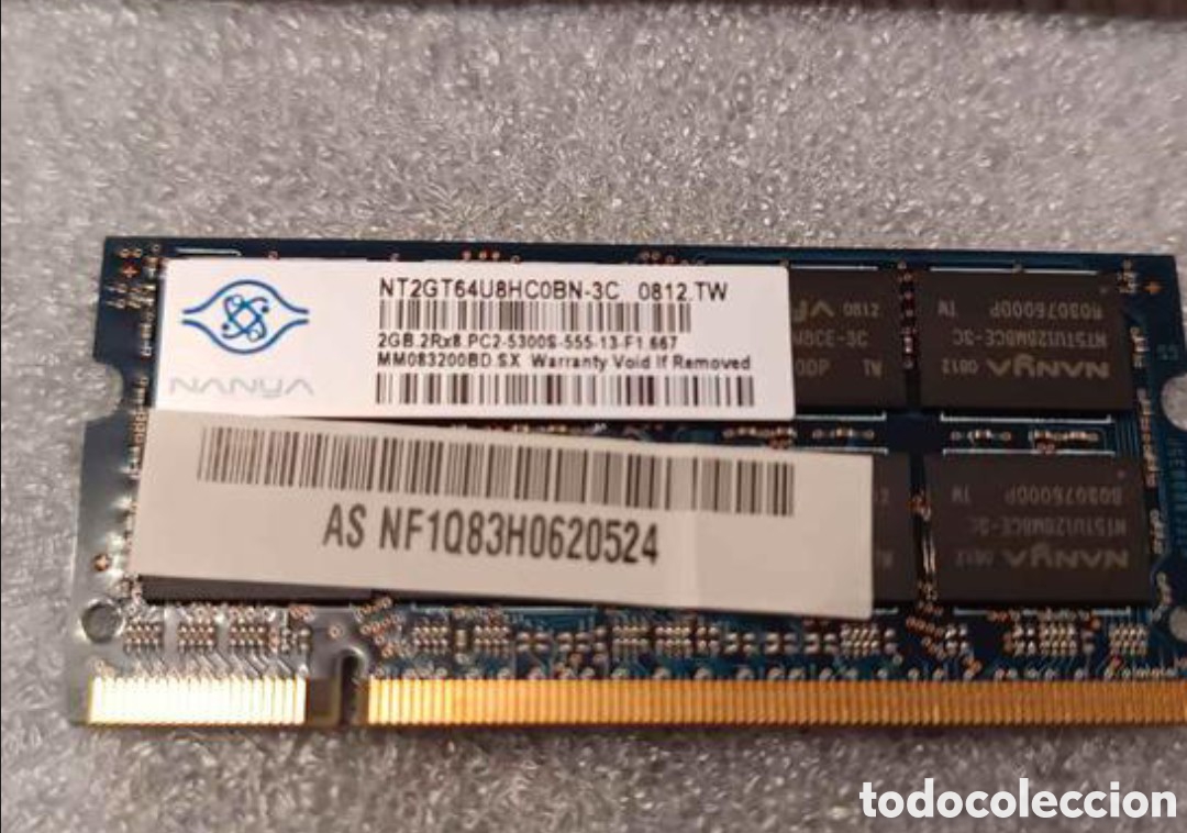Segunda mano: M&oacute;dulos Memoria DDR2 Portatil - Notebook - Foto 2
