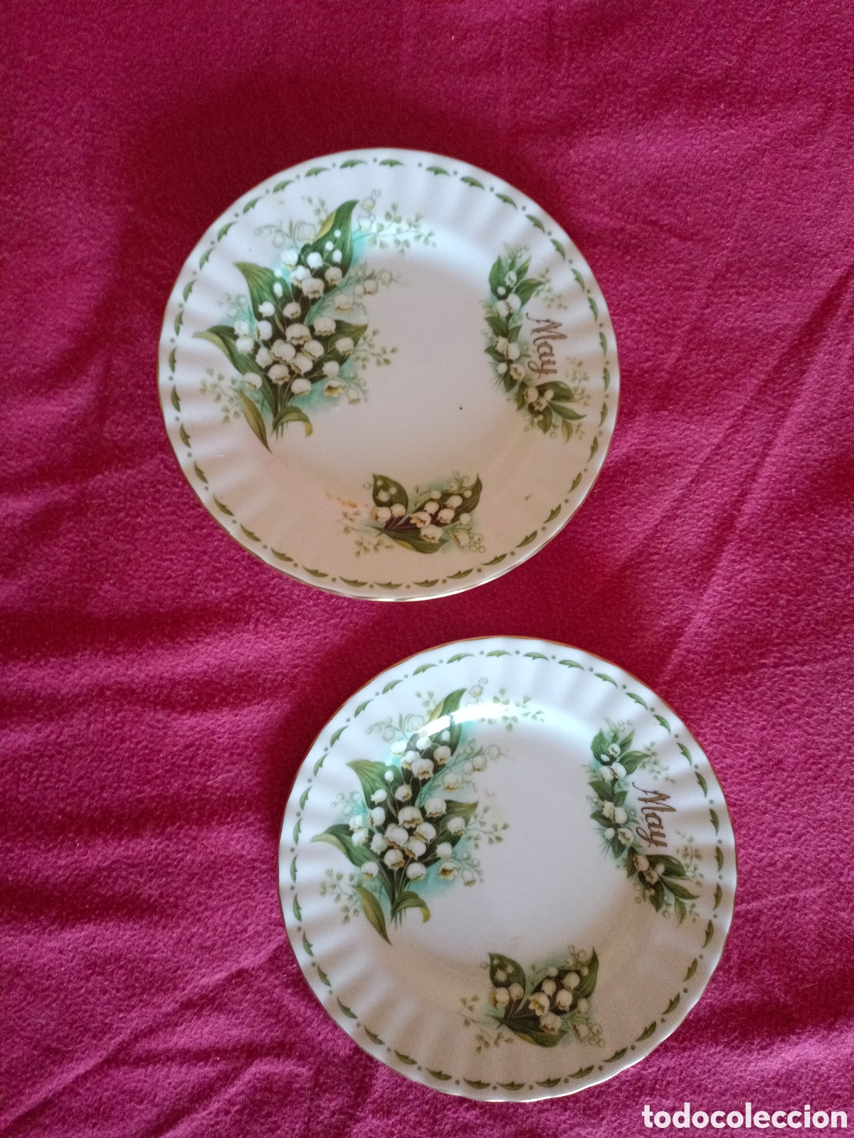 Segunda mano: Platitos de porcelana Royal Aibert - Foto 3