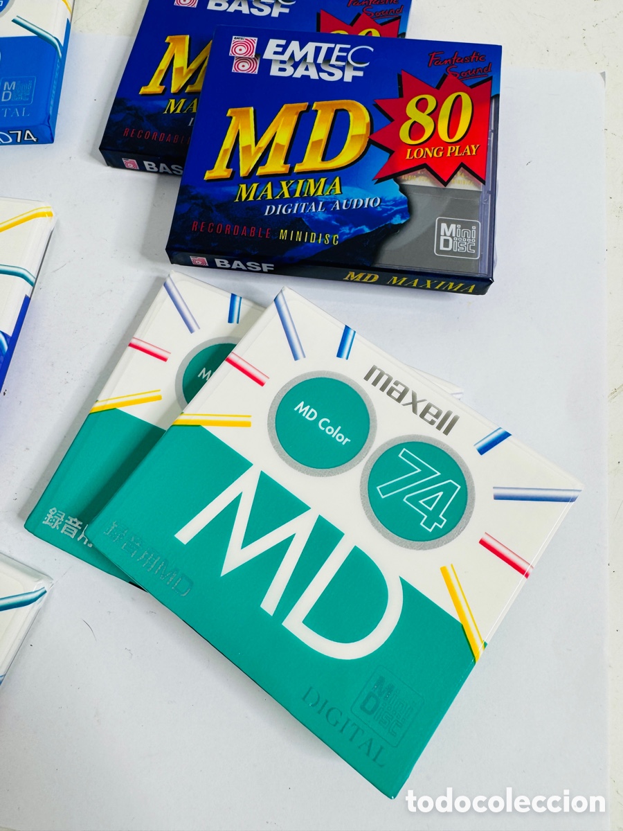 Segunda mano: Maxell Mini Disc Basf Lote 9 Unid Precintados - Foto 3