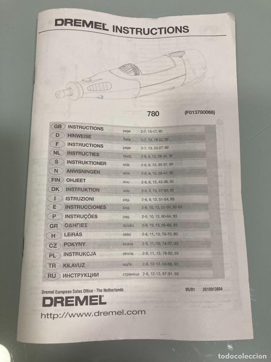Segunda mano: DREMEL MULTIPRO 9,6 v, MODELO 780, INALAMBRICA - Foto 8