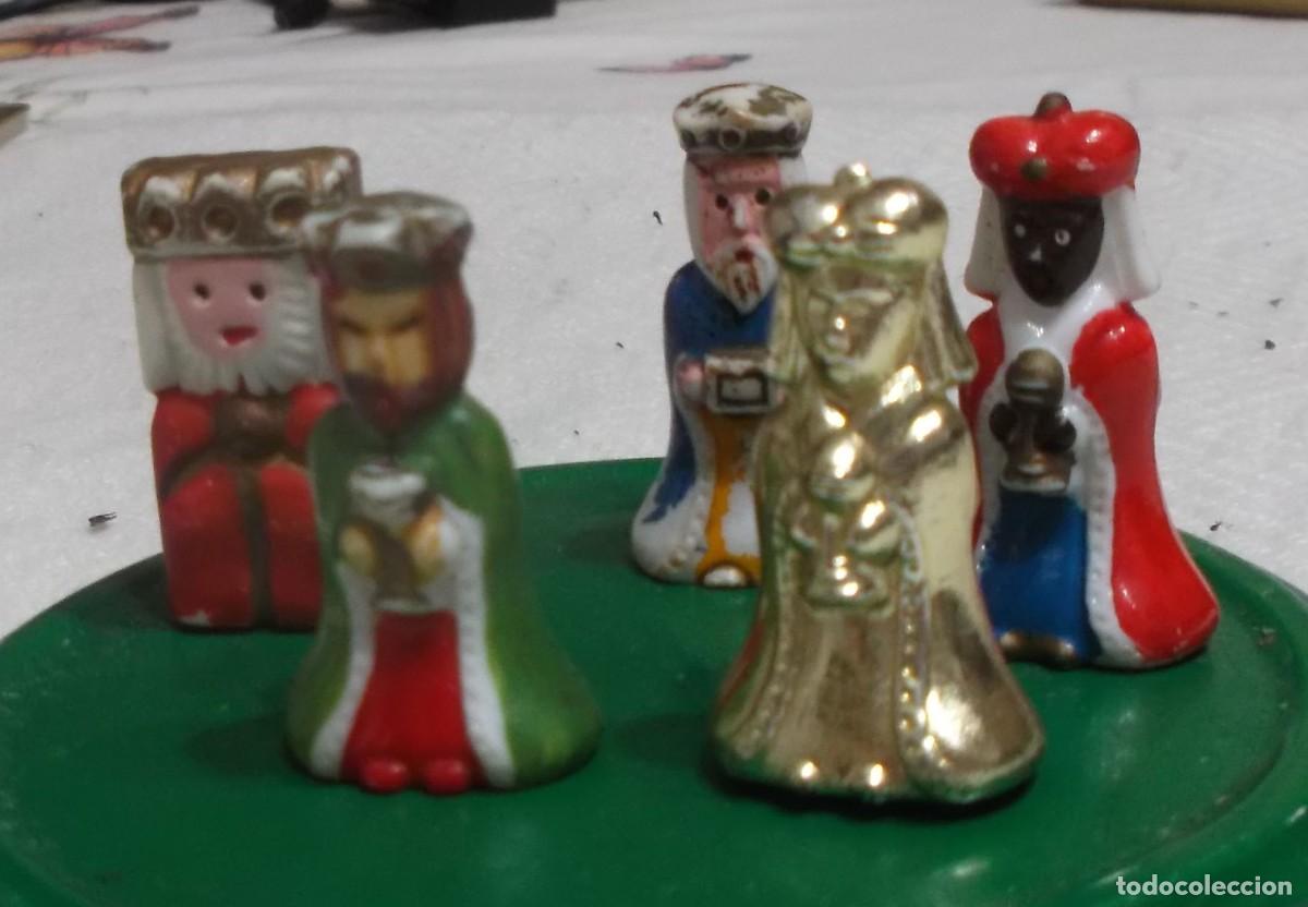 Segunda mano: figuras del roscon de reyes cinco unidades - Foto 1