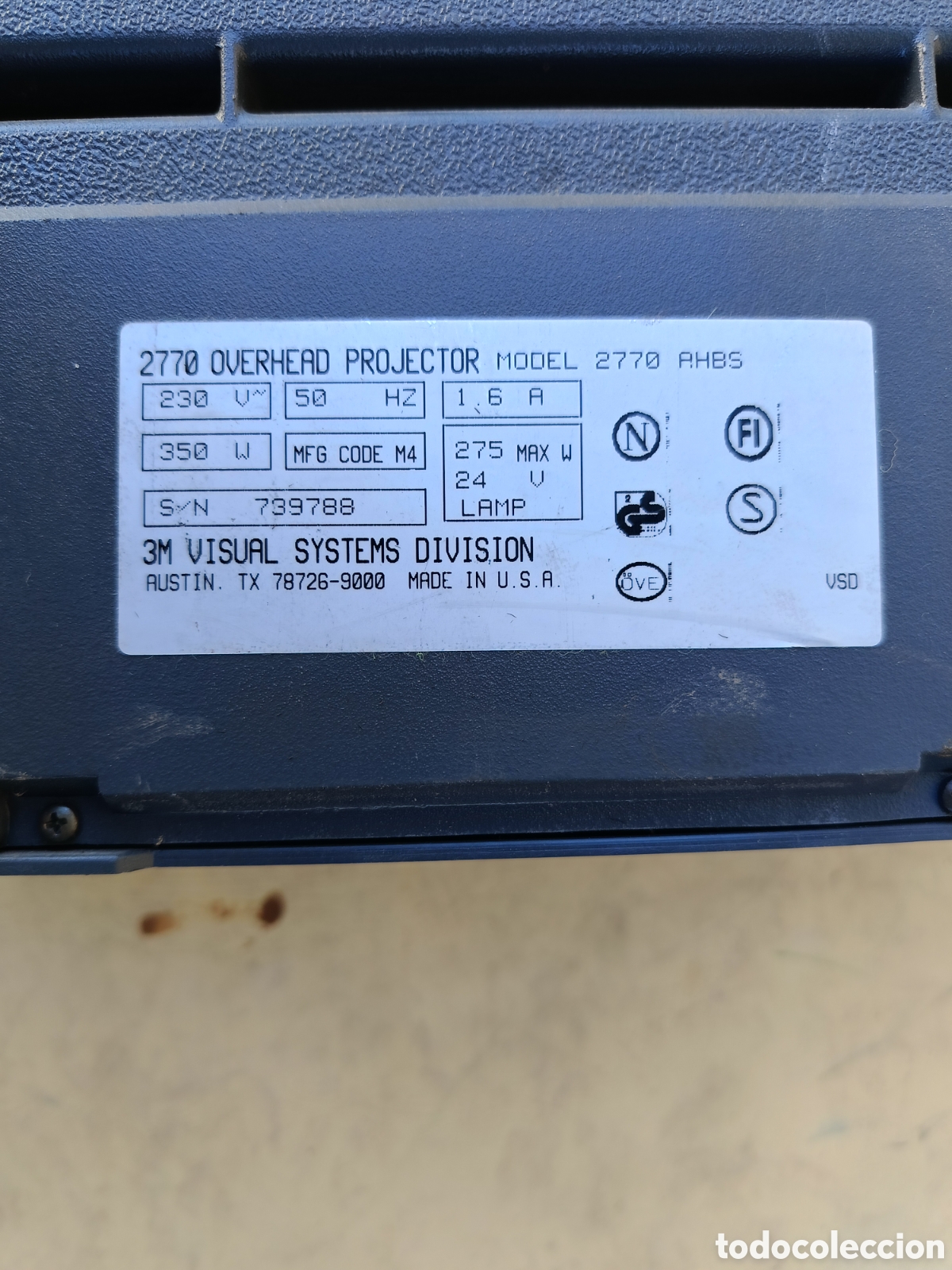 Segunda mano: PROYECTOR 3M - MODEL 2770 - Foto 15