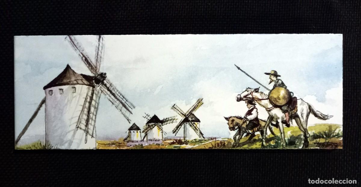 Segunda mano: Azulejo decorativo Don Quijote - Foto 1