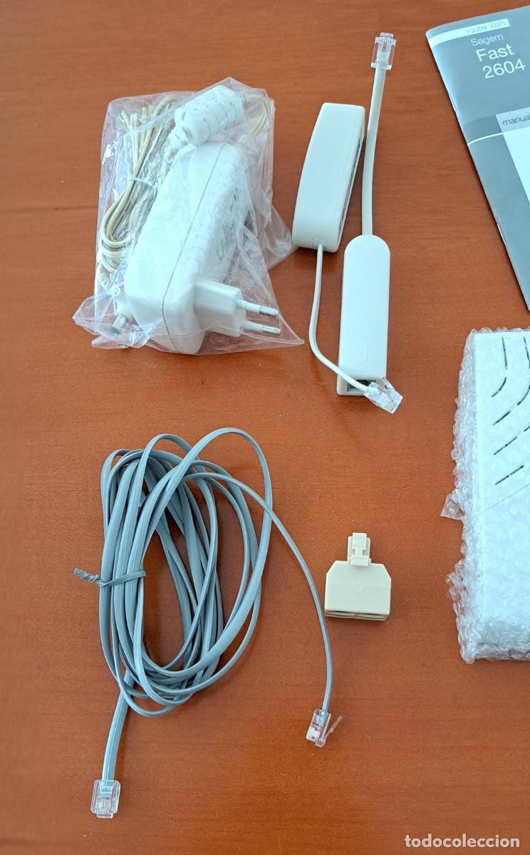 Segunda mano: ROUTER WIFI SAGEM FAST 2604. COMPLETO, FUNCIONADO. - Foto 5
