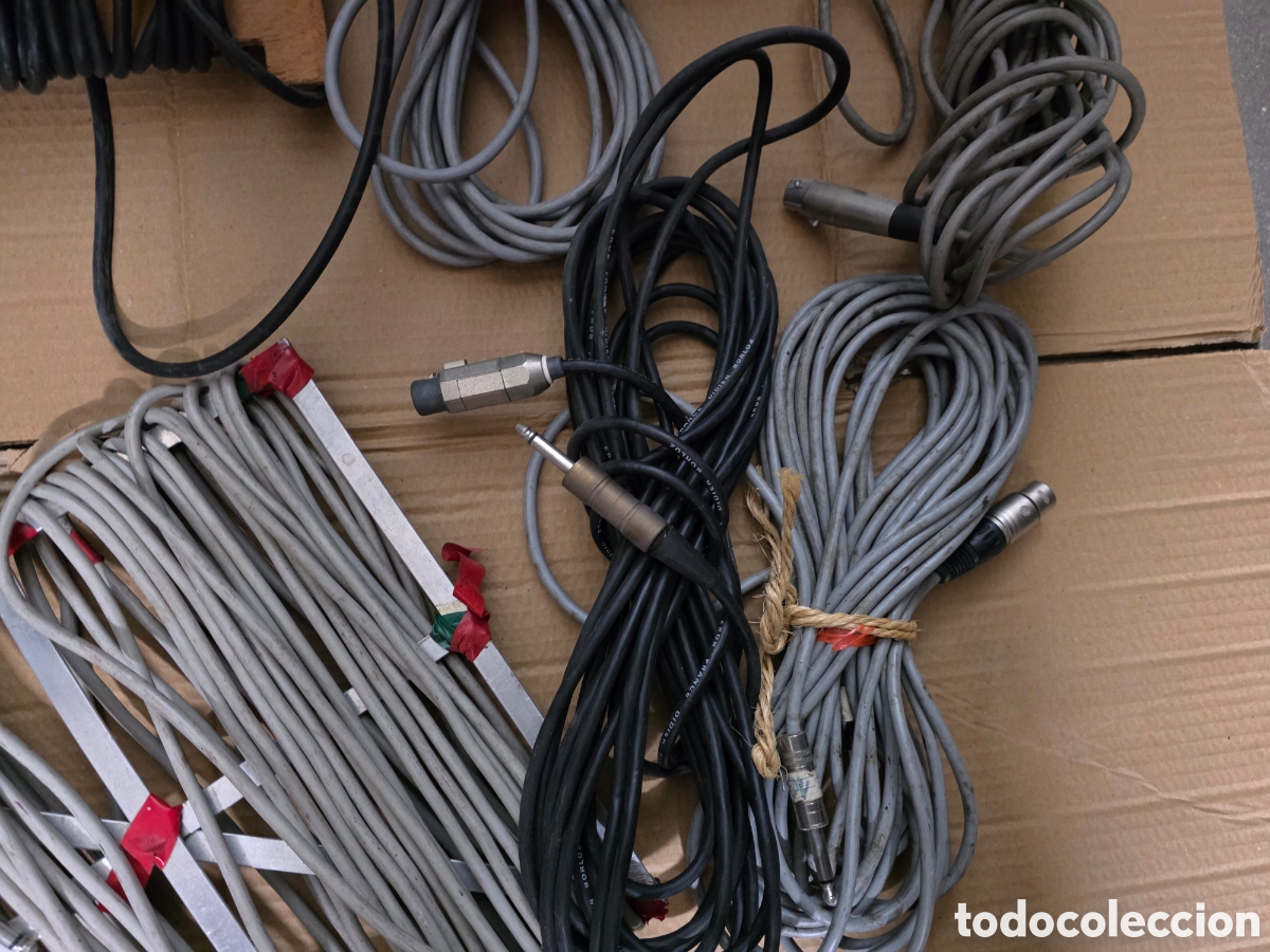 Segunda mano: Lote de cables largos (XLR, jack y varios) &ndash; sonido / audio - Foto 8