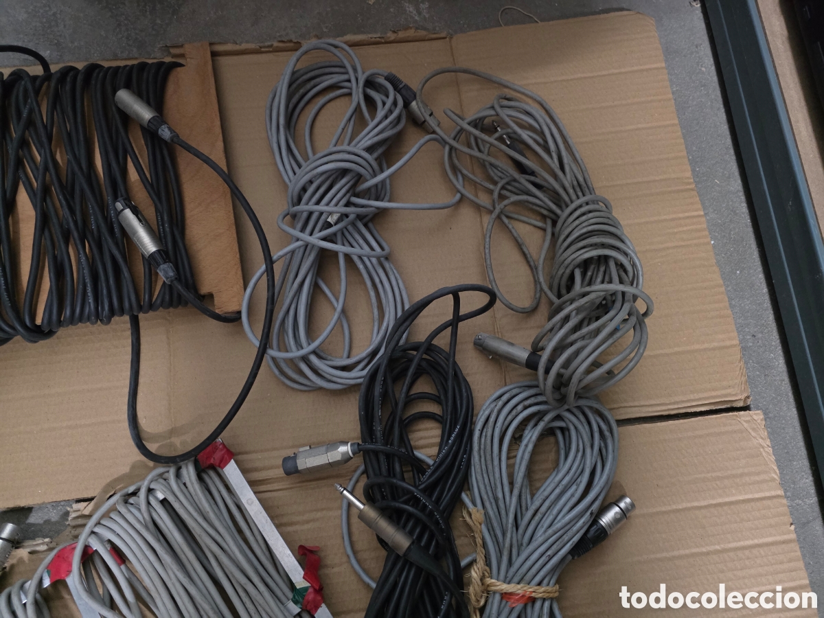 Segunda mano: Lote de cables largos (XLR, jack y varios) &ndash; sonido / audio - Foto 11