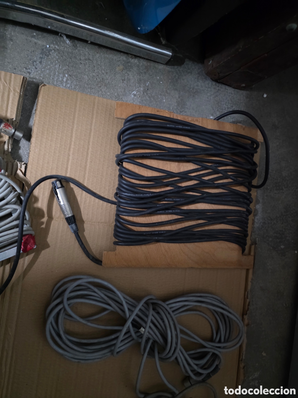 Segunda mano: Lote de cables largos (XLR, jack y varios) &ndash; sonido / audio - Foto 1