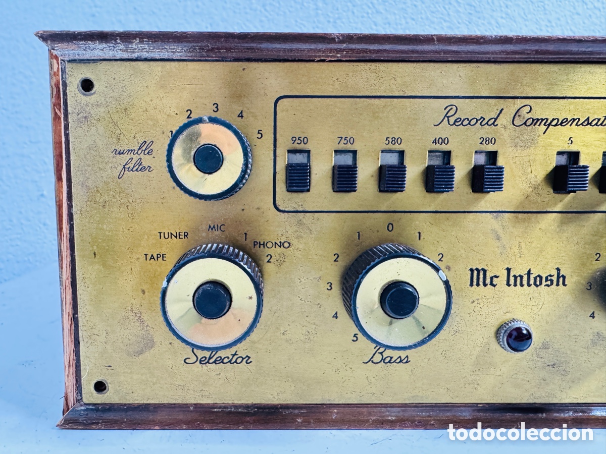 Segunda mano: McIntosh C8 monaural vacuum tube preamplifier - Foto 3