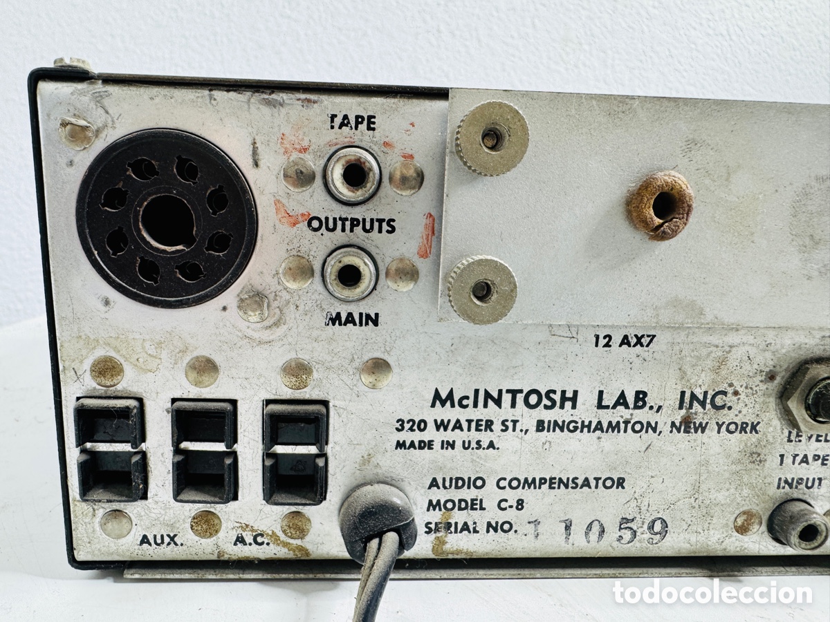 Segunda mano: McIntosh C8 monaural vacuum tube preamplifier - Foto 14
