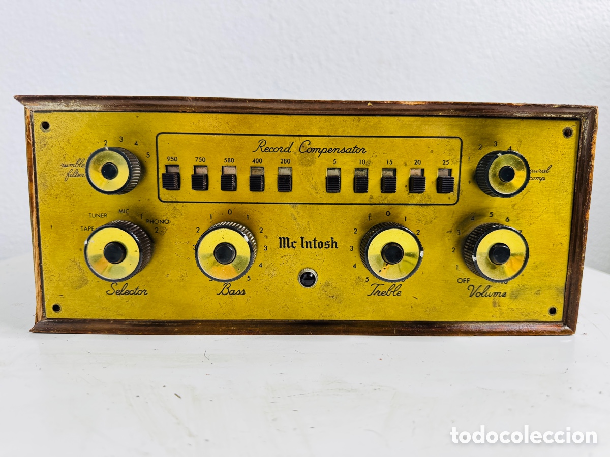 Segunda mano: McIntosh C8 monaural vacuum tube preamplifier - Foto 1