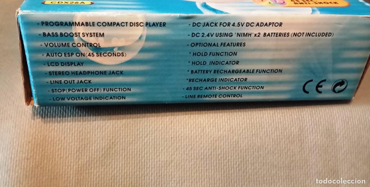 Segunda mano: Reproductor de CD personal Aistar CDX26A - Foto 2