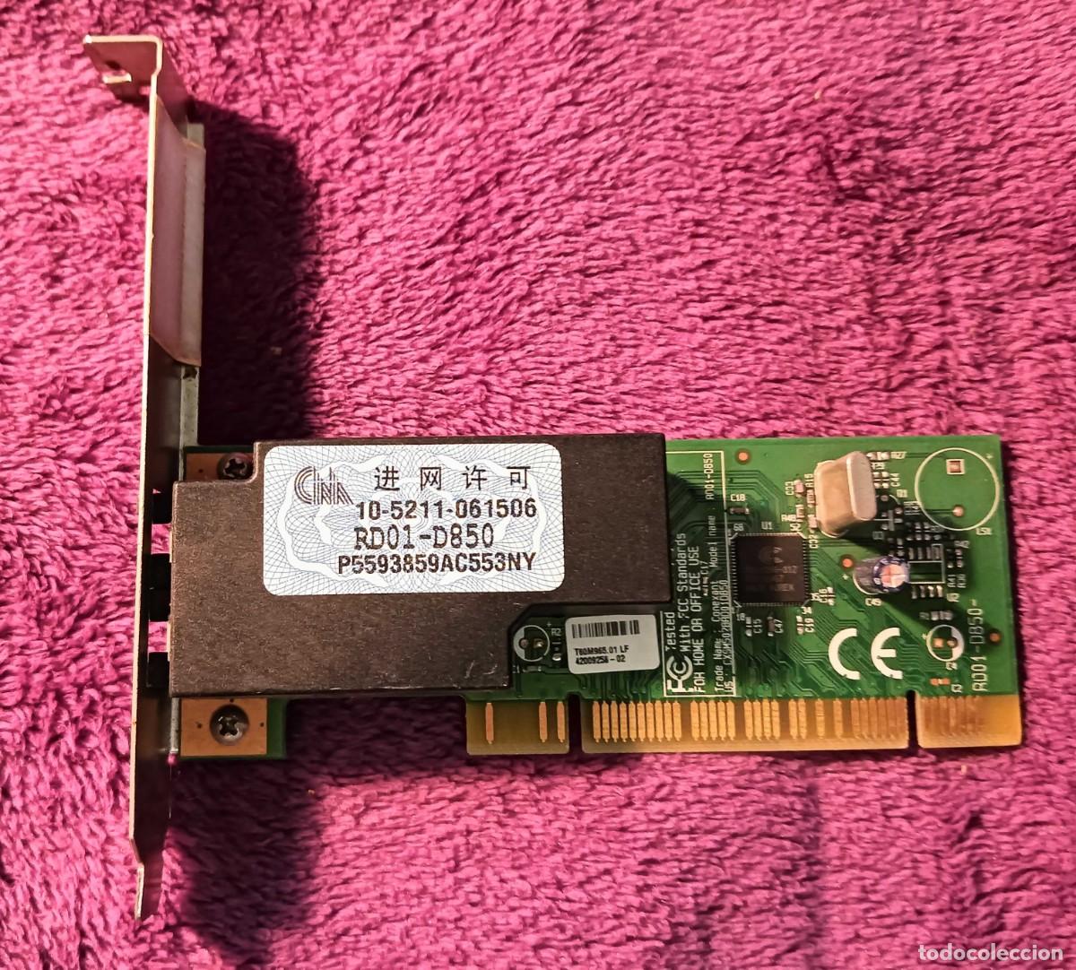 Segunda mano: M&oacute;dem Interno PCI Conexant RD01-D850 56K V.92 - Foto 1