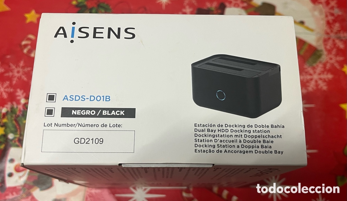 Segunda mano: Base Docking Station Dual Bay AISENS con Clonaci&oacute;n - Foto 3